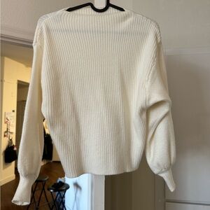 Boat neck sweater